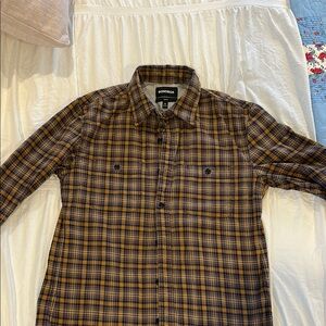 Bonobos Men's Plaid Flannel Shirt - Brown
